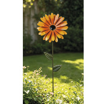 Gartenstecker Blume Lafiora Metall H 115 cm orange