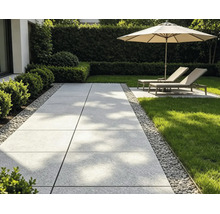 Dalle de terrasse granite gris 60 cm x 40 cm x 3 cm