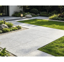 Dalle de terrasse granite gris 40 cm x 40 cm x 3 cm