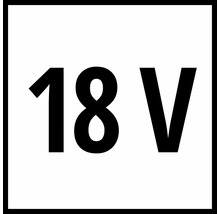 Symbol für 18 Volt Spannung