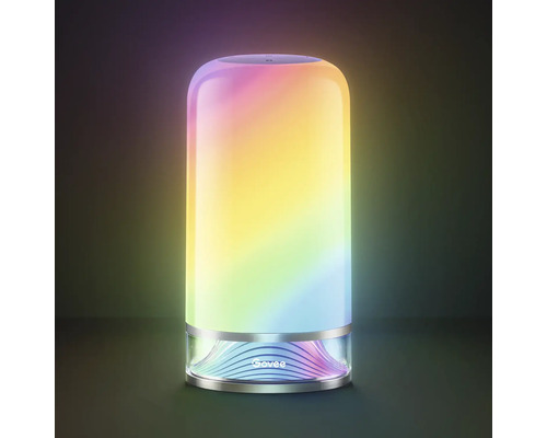 Lampe de table Govee avec éclairage LED et changement de couleur RGB en forme cylindrique