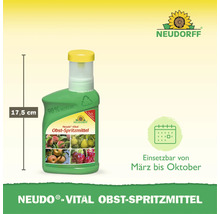 Traitement pour arbres fruitiers Neudorff Neudo Vital en flacon de 17,5 centimètres de haut utilisable de mars à octobre