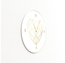 Wanduhr mit Herzdesign