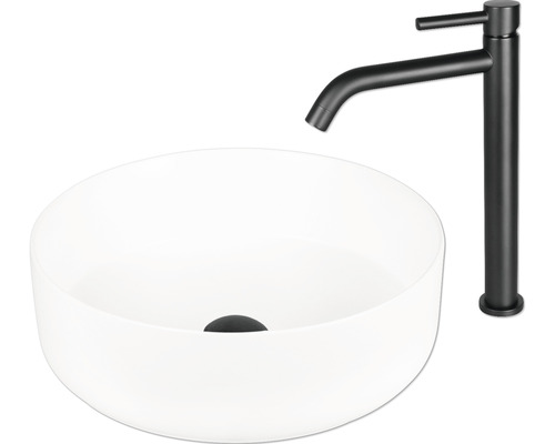 Waschbecken und Armatur für das Badezimmer