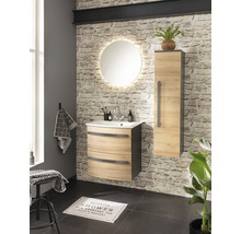 Miroir de salle de bains LED FACKELMANN 18 watts 60 cm rond-thumb-1