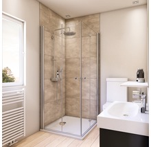 Panneau mural de douche BREUER - grand carreau beige 210 x 100 cm 9482518000202