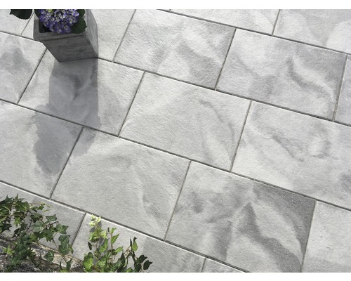 Beton Terrassenplatte Bellastone Gris-Basalto anthrazit mit Fase 60 x 40 x 4,5 cm