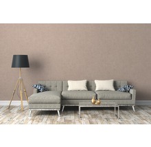 Vliestapete 37655-1 History of Art Uni braun beige