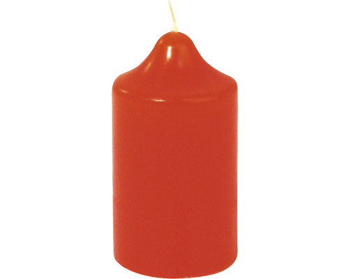 Bougie pilier rouge