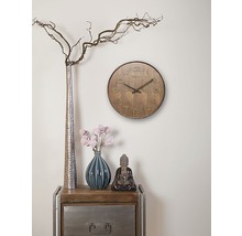 Horloge murale Wood Wood Medium bois marron Ø 35 cm