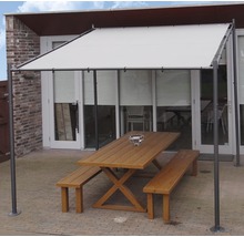 Pavillon tente de réception Sorara Outdoor Living 2,85 x 3 m polyester (PES) rectangulaire gris-thumb-0