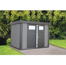 Gartenhaus Classico 2721 inkl. Regenrinne 288 x 228 cm lichtgrau