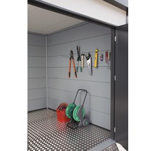 Lochblech für Gartenhaus XX21 Classico 180 x 33 cm grau