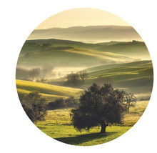Papier peint panoramique intissé HRBC200085 Toscane Ø 190 cm