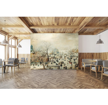 Fototapete Vlies HRBP100042 Hendrick Avercamp Winterlandschaft 7-tlg. 340 x 254 cm