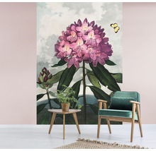 Fototapete Vlies HRBP200037 Thornton Rhododendron 4-tlg. 194 x 280 cm
