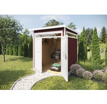 Gartenhaus weka 265 Gr. 3 inkl. Fußboden 247 x 287 cm rot