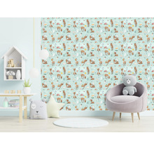 Fototapete Vlies HRBP300095 Rehe 5-tlg. 243 x 280 cm