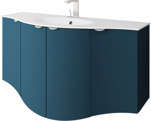Meuble sous-vasque avec lavabo et robinet