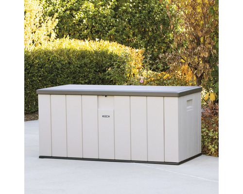 Aufbewahrungsbox für den Außenbereich aus Kunststoff