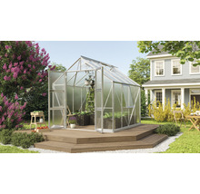Serre Vitavia Olymp 6700 panneaux alvéolés 4 mm 257 x 258 cm argent