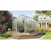 Gewächshaus Vitavia Olymp 9900 Hohlkammerplatten 4 mm 257 x 386 cm silber