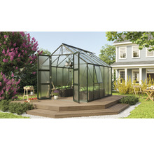 Serre Vitavia Olymp 8300 panneaux alvéolés 6 mm 257 x 324 cm émeraude