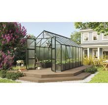 Gewächshaus Vitavia Olymp 11500 Hohlkammerplatten 6 mm 257 x 448 cm smaragd