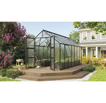 Gewächshaus Vitavia Olymp 11500 Hohlkammerplatten 4 mm 257 x 448 cm schwarz