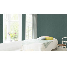Papier peint intissé 429282 Factory IV uni pétrole