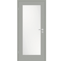 Porte intérieure Pertura Mila 01 laque gris noble 86x198,5 cm gauche avec découpe HL (sans verre)-thumb-0