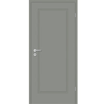 Porte intérieure grise avec ferrures