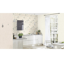Papier peint intissé 409420 Kimono koï beige