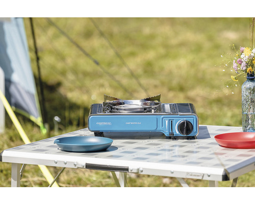 Réchaud à Gaz 1 Feu Vinco 76001 - Puissance 1,2 KW - Pour Camping, Caravane, Dépannage - Portable Blanc - 4