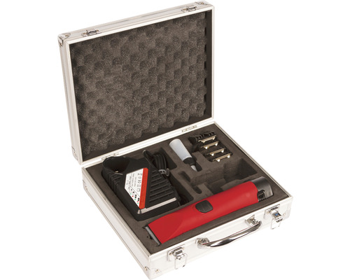 Tondeuse pour animaux dans une valise avec accessoires