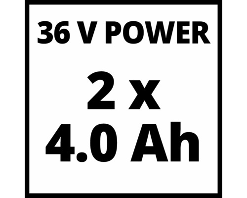 36 V Power, 2 x 4,0 Ah
