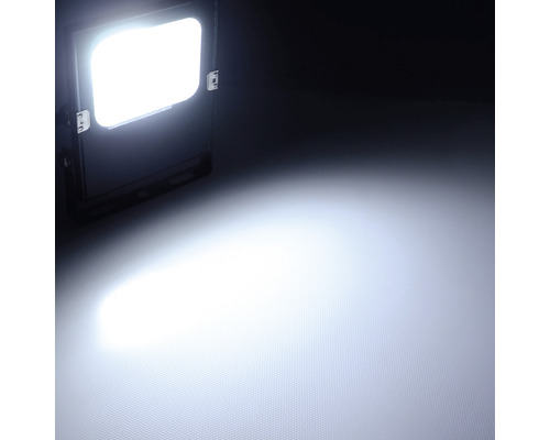 Projecteur LED SLIM SMD 10W noir 155 Lumière blanche 6500k