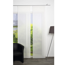 Schiebegardine Rom Uni Bambus-Optik 60x245 cm