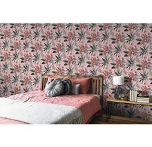 Papier peint intissé 114165 fleurs rose vif