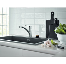 Mitigeur de cuisine GROHE Start 2021 supersteel mat 32441 - HORNBACH  Luxembourg