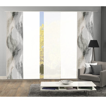 Panneaux japonais avec motif abstrait dans le salon