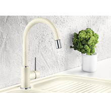 Robinet de cuisine avec bec haut et douchette extractible