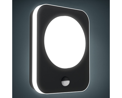 Applique murale rectangulaire avec détecteur de mouvement