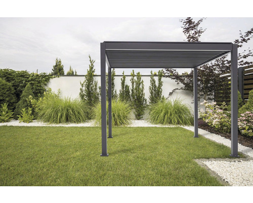 Pergola Sorara Outdoor Living Mirador Classic 300 x 400 x 250 cm métal noir