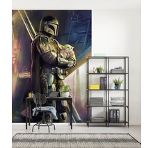 Papier peint panoramique intissé IADX4-019 Into Adventure Mandalorian Savior 4 pces 200 x 280 cm