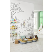 Fototapete Vlies IADX4-043 Into Adventure Winnie Pooh Walk 4-tlg. 200 x 280 cm