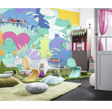 Papier peint panoramique intissé IADX6-087 Into Adventure Toy Story Rex and Trixie 6 pces 300 x 280 cm