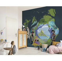 Kinderzimmer mit einer Fototapete mit Rapunzel Motiven