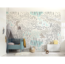 Papier peint panoramique intissé IADX8-057 Into Adventure Disney Bambi Woodland 8 pces 400 x 280 cm