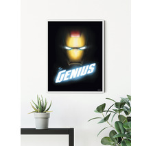 Affiche encadrée Iron Man intitulée The Genius